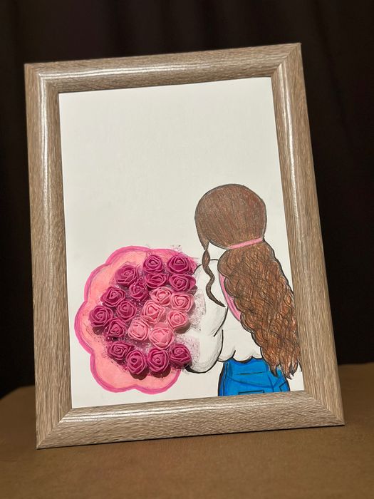 Картини “ Момичета с букети “