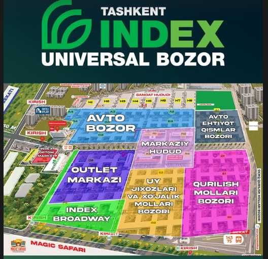 SUPER NARX!!! Toshkent INDEXda 26 m² tayyor do‘kon sotiladi