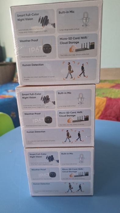 Imou Bullet 2E 5mp Помоция 3 камери