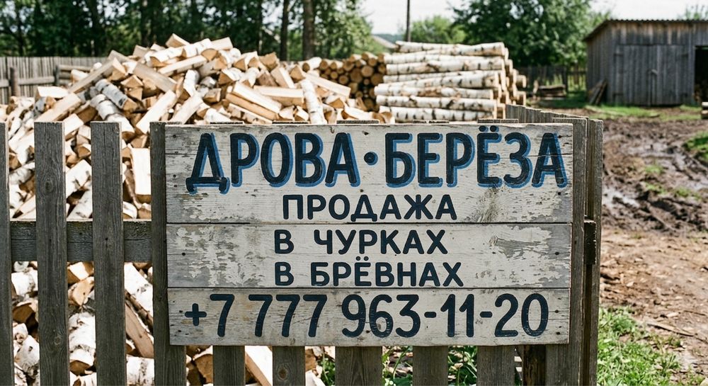 Дрова береза продам