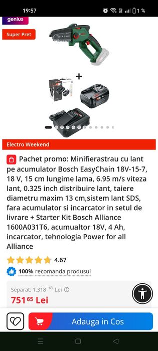 Mini fierastrau bosch