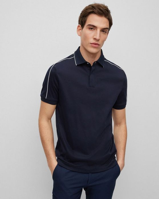 Hugo Boss x Porshe Polo Shirt оригинална тениска L Бос х Порше памучна поло фланелка