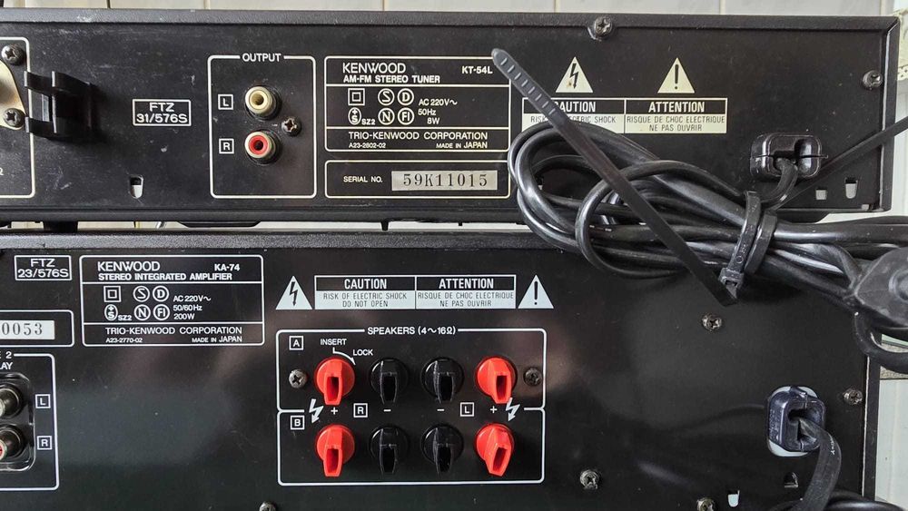 KENWOOD Amplificator & Tuner - Pachet