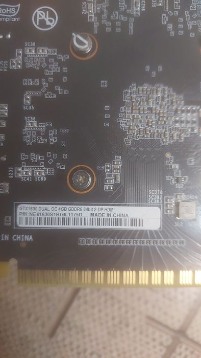 Видеокарта gtx1630