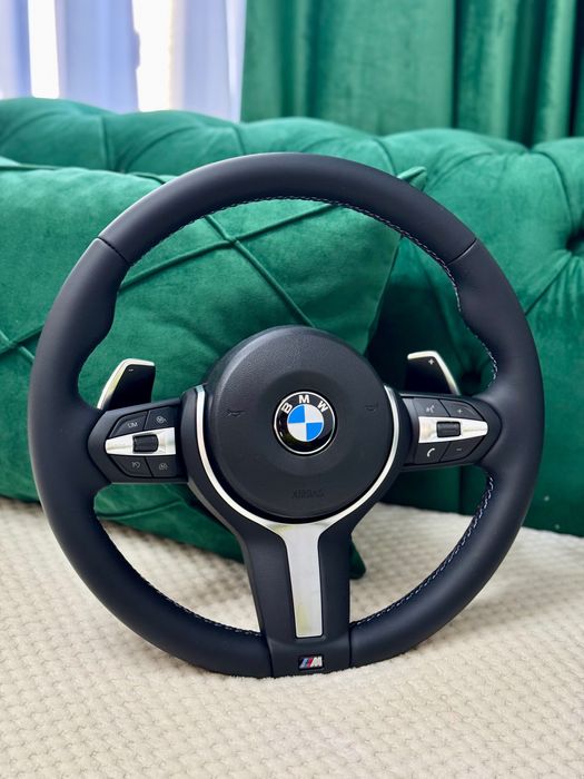 Volan NOU M Packet  BMW f10/F11/F07/F01~Cusaturi M-Padele -Airbag