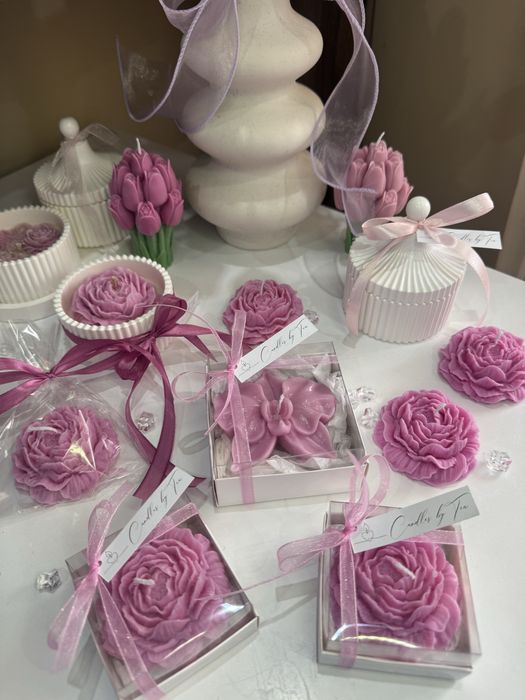 Ръчно изработени ароматни свещи от соев восък