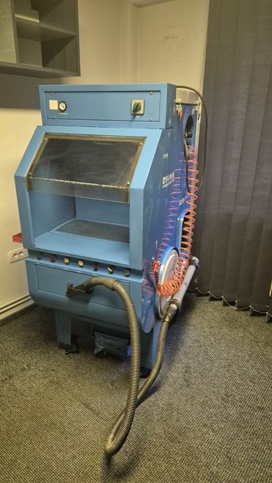 Cabina aspirator toner si praf profesional cu pistol suflare compresor