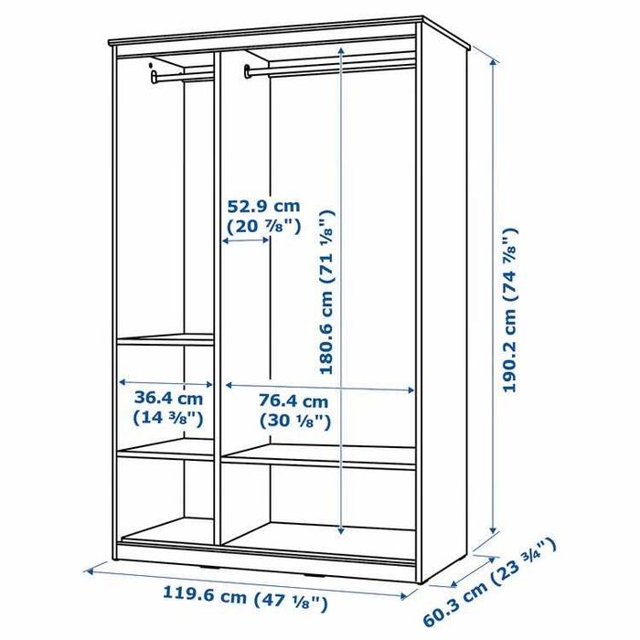 Dulap haine alb Ikea