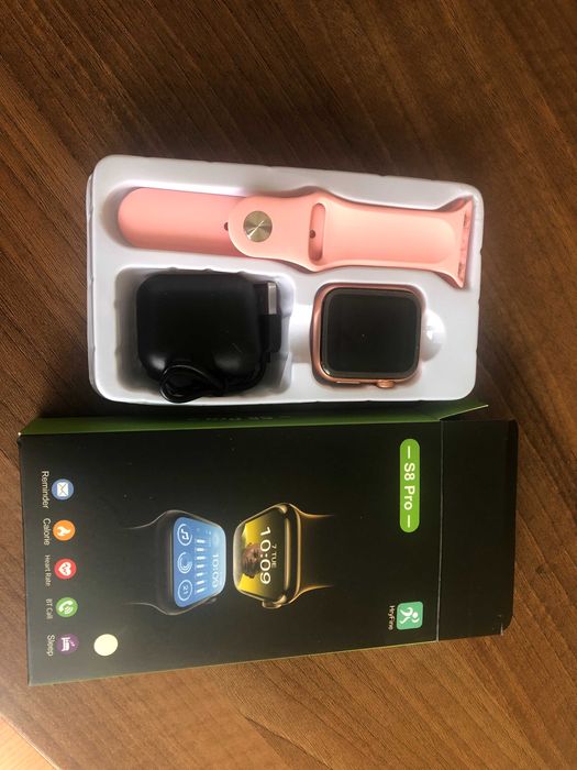 Smart Watch S8 Pro Смарт Часовник Обаждания, Пулс, Кръвно, Крачки, Сън