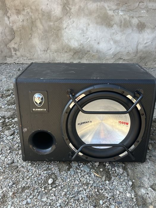 Продам активный сабвуфер Element-5 12” (30 см), 1500W