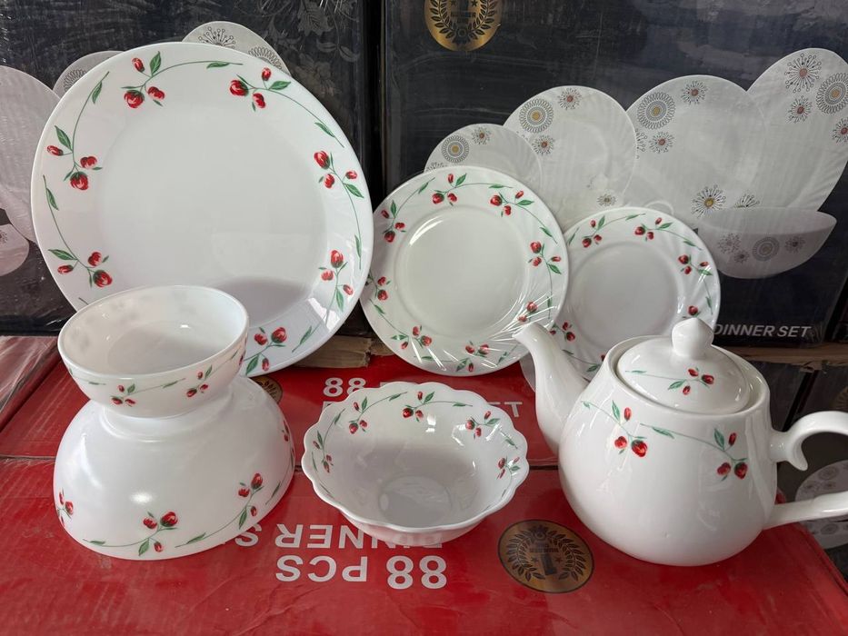 Посуда набор для подарок,Idishlar to'plami sovg'a uchun 8 MART