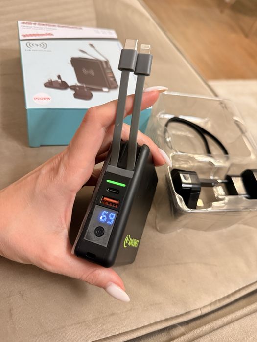 4-в-1 Супер Зарядно / POWER BANK – Идеално за пътуване