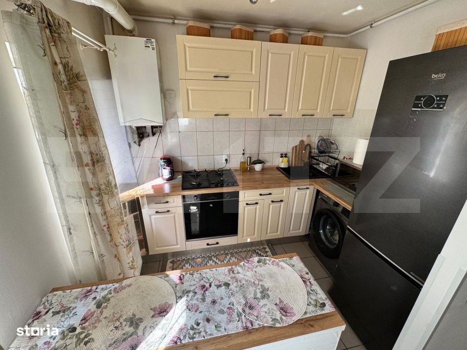 Garsoniera 27mp , mobilata si utilata, cu boxa si loc de parcare inclu