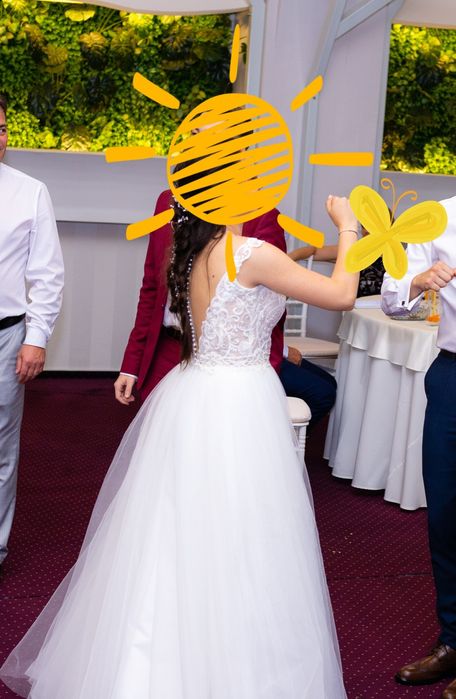 Vand rochie de mireasa + cadou voalul