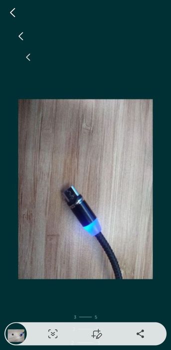 Cablu de incarcare magnetic cu lungimea de 1M