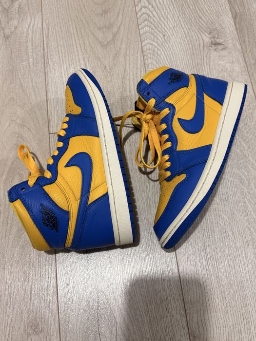 Nike Jordan 1 Retro High OG Reverse Laney, Galben/Albastru