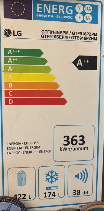 Combina frigorifica frigider LG Argintiu 596 litri