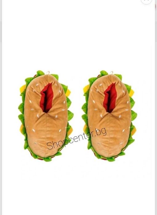 Пантофи Бургер 3D Сандвич