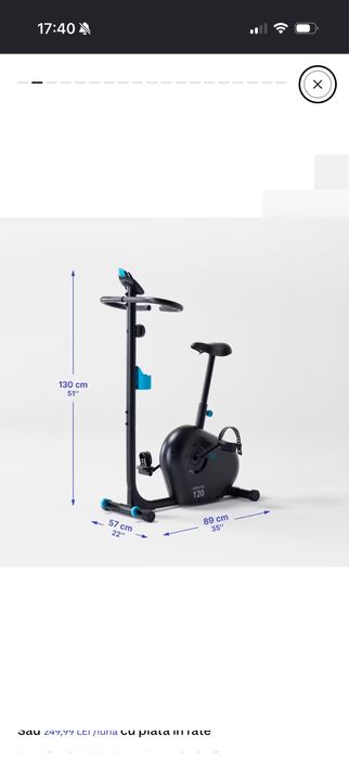 Bicicleta de apartament