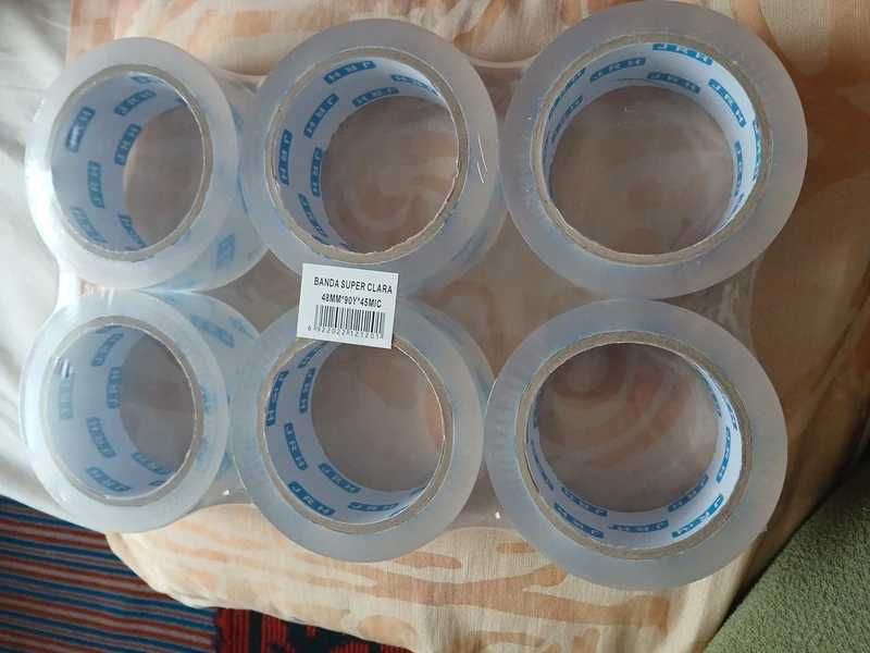 Banda adeziva transparentă,48mm lățime x82m lungime