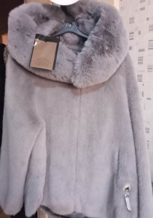 Полушубок ЭКО норка новый