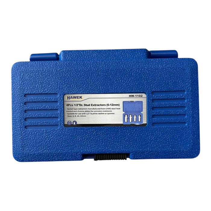Комплект екстрактори за шпилки 4 части 1/2″ (6 – 12 мм) – HAWEK
