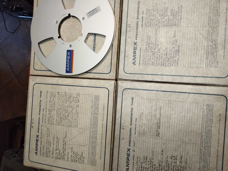 Bobine aluminiu AMPEX 26 cm – în stare foarte bună, netestate
