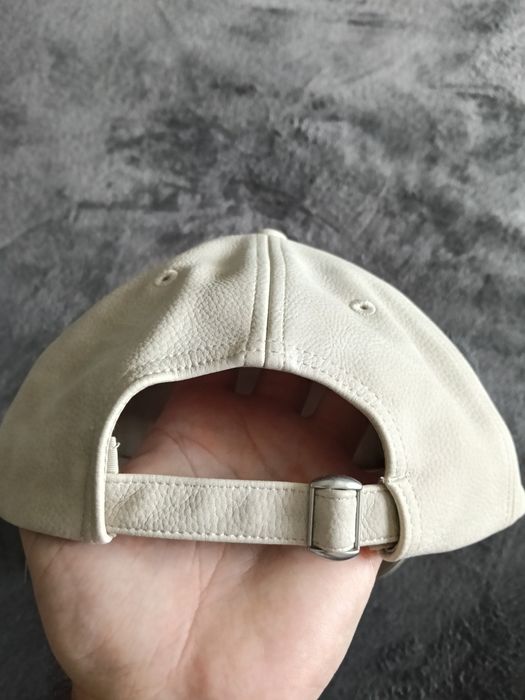 Calvin Klein Nubuck BB cap șapcă unisex culoare bej cu logo ștanțat mărime OS noua originala