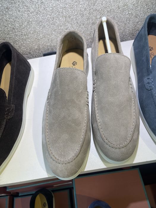 Mocasini Loro Piana peiele naturala Barbat