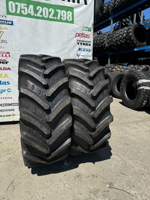 Cauciucuri noi pentru tractor fata 420/70R24 marca BKT