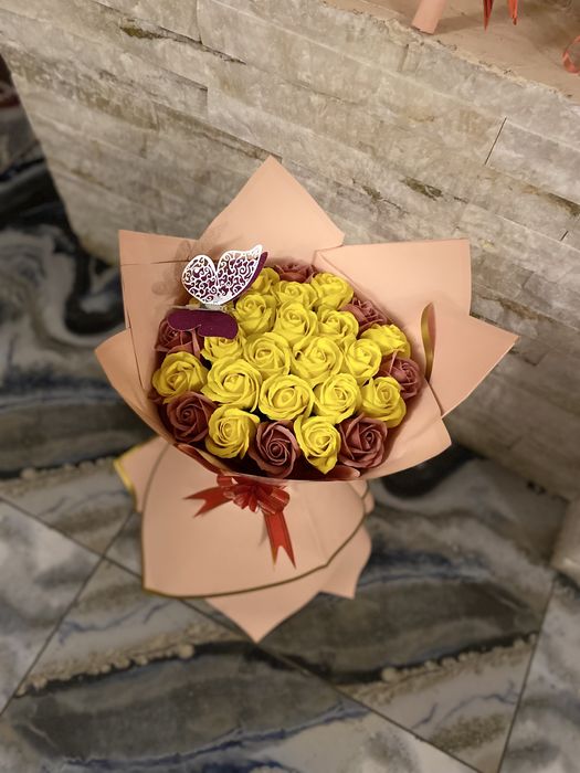 Buchet trandafiri de săpun cadoul perfect! Facem și pe comandă