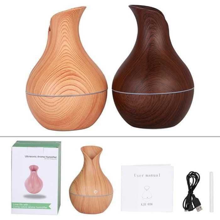 Арома дифузер + LED Лампа 7 цвята + Овлажнител за въздух +Ароматизатор