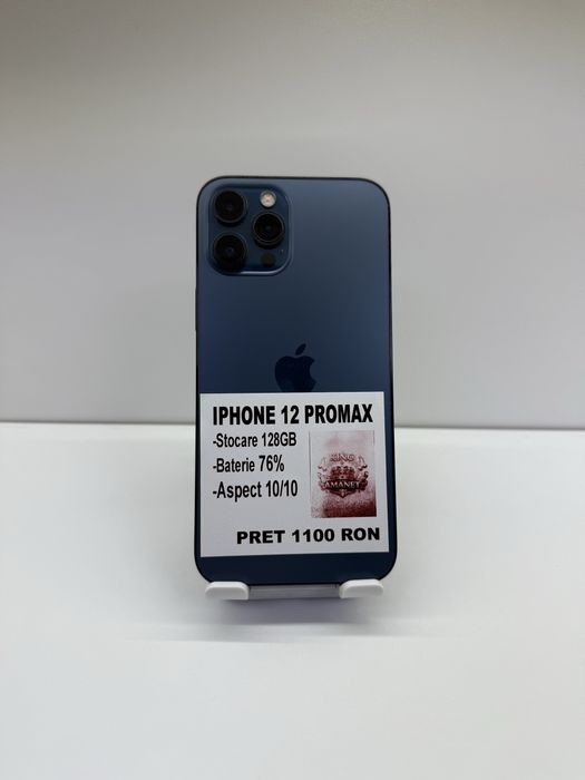 iPhone 12 PROMAX 128GB impecabil KingAmanet