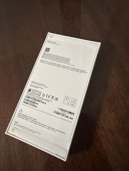 Vand Iphone 17 pro max