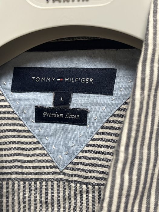 Tommy Hilfiger - Premium Linen НОВА Ленена  риза -  Л/ХЛ / Оригинал