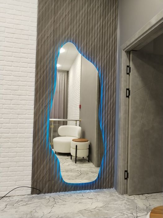 Зеркало Российская! Зеркало с сенсорным включательом! Зеркало на заказ