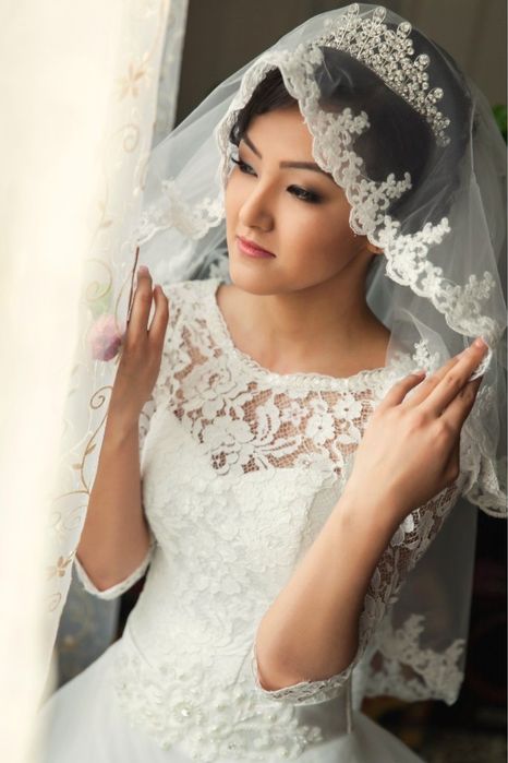 Свадебное кружевное платье