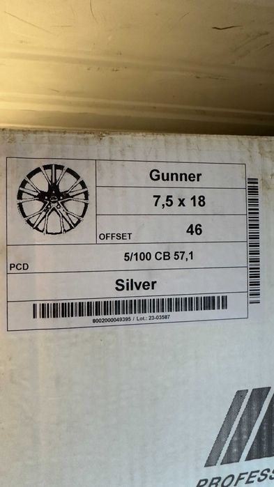 Jante 5x100 MG ZS Subaru  Skoda Volkswagen Toyota Audi Impreza GMP