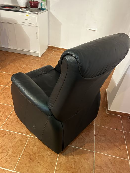 Растигателен кожен фотьойл