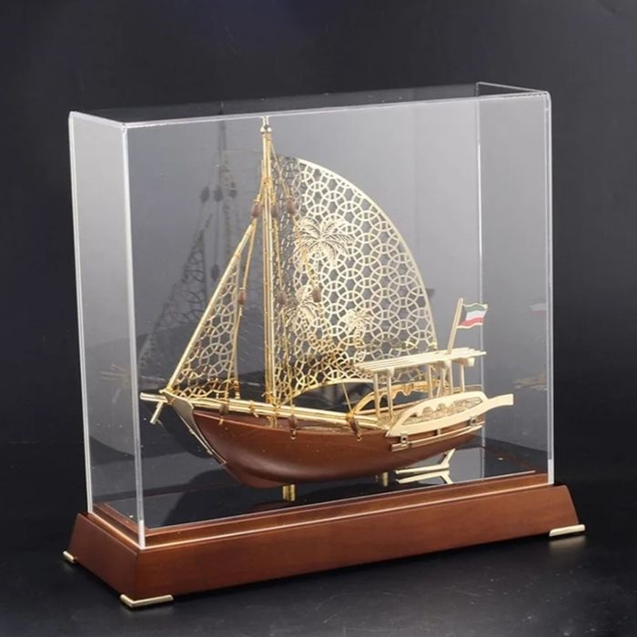 Люкс падарок Сувенирная модель корабля металлическая «Парусник