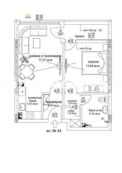 Продава се Двустаен апартамент в Пловдив, Съдийски - 66 кв.м за 2423 €/кв.м - Снимка #16