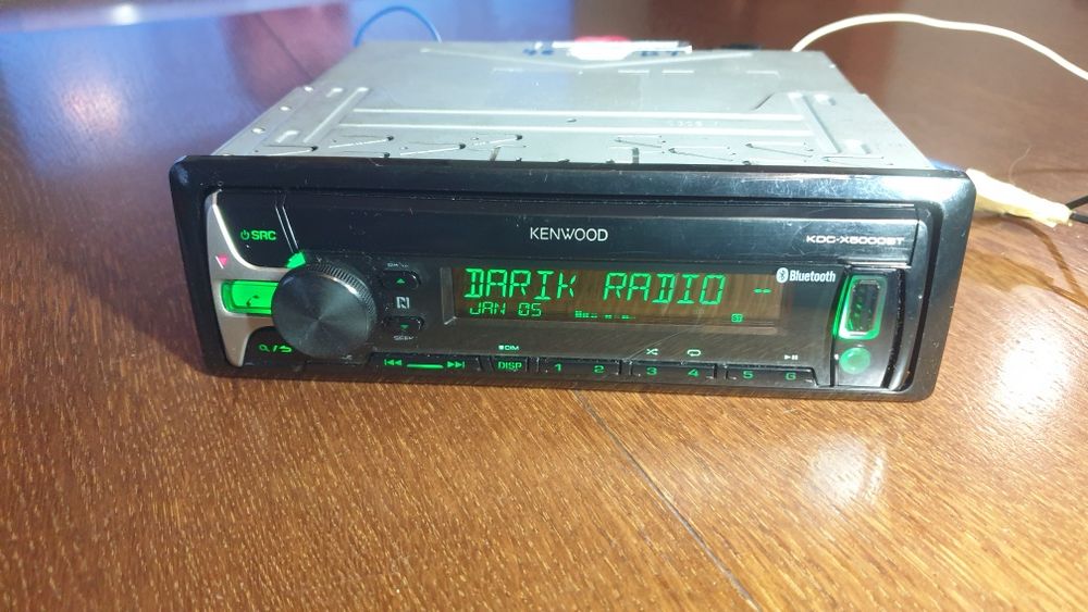 Авто радио плеър музика за кола Кенуулд Kenwood CD MP-3 USB AUX Bluetooth Блутут Цветове