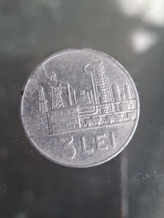 Moneda 3 lei 1966