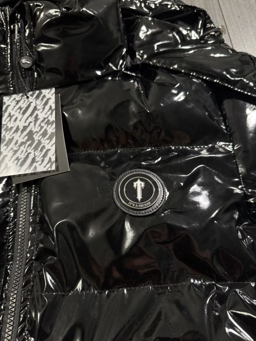 Geaca Trapstar Neagra Lucioasa / Premium 2025