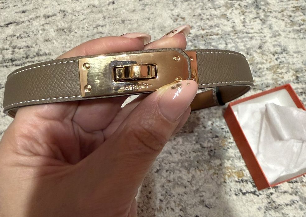 Дамски колан HERMES естествена кожа