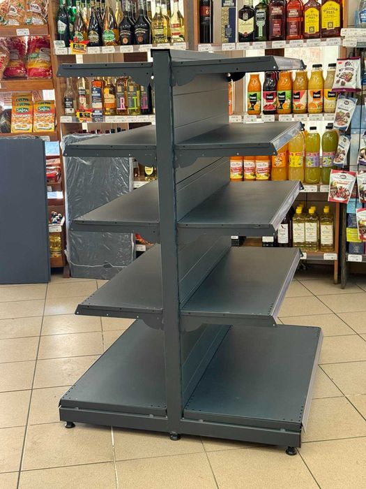 ПРОМОЦИЯ Островен стелаж за магазин (гондола), Търговско оборудване