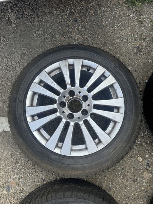 Jante Mercedes C-Class 5x112 Anvelope Iarna 205 55 16