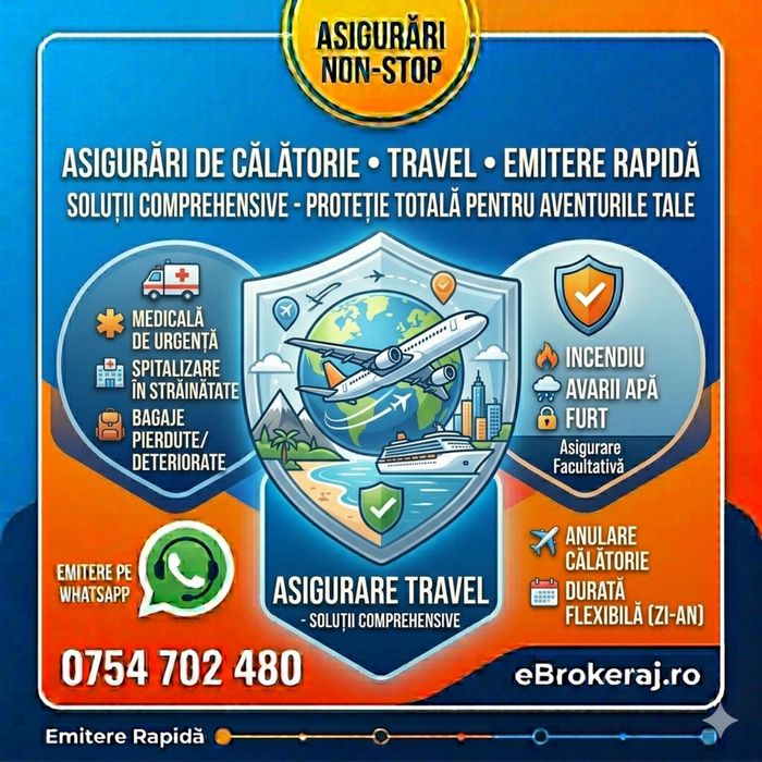 Asigurări NON-STOP • Emitere pe WhatsApp • RCA în Rate (Inclusiv Weekend)