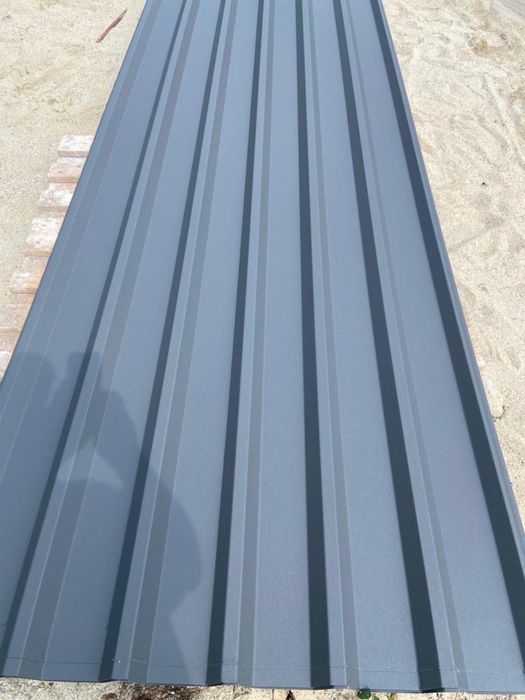 Tabla Cutata H35 fațadă gard gri antracit mat RAL7016 6m 4m 2m