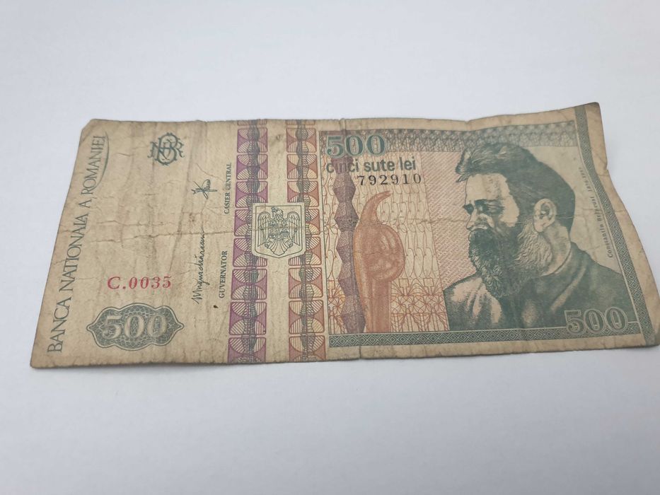 Bancnota 500lei cu C. BRINCUSI